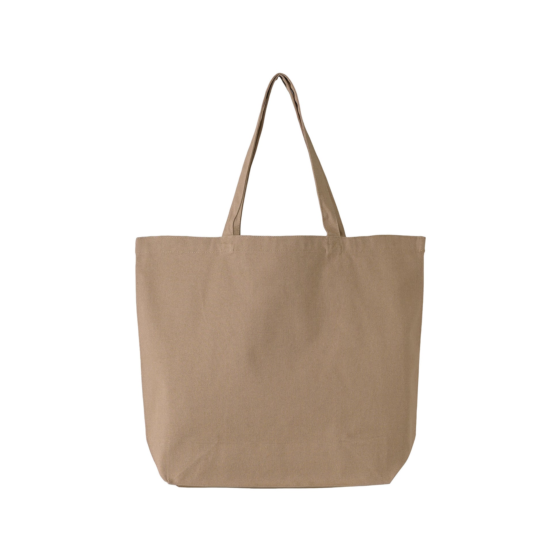 Large Cotton Tote Bag #4 mocha image