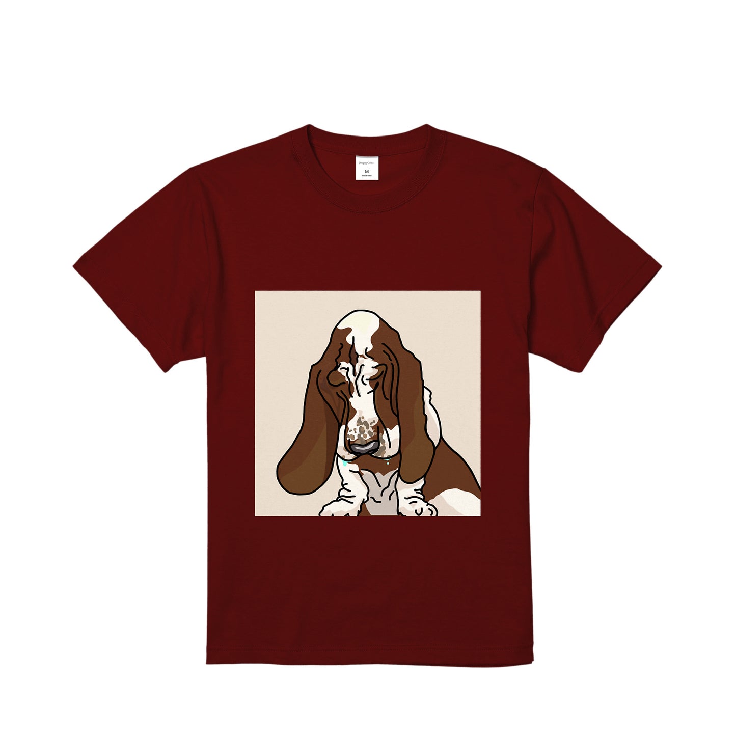 Short Sleeve T-Shirt #5 burgundy image