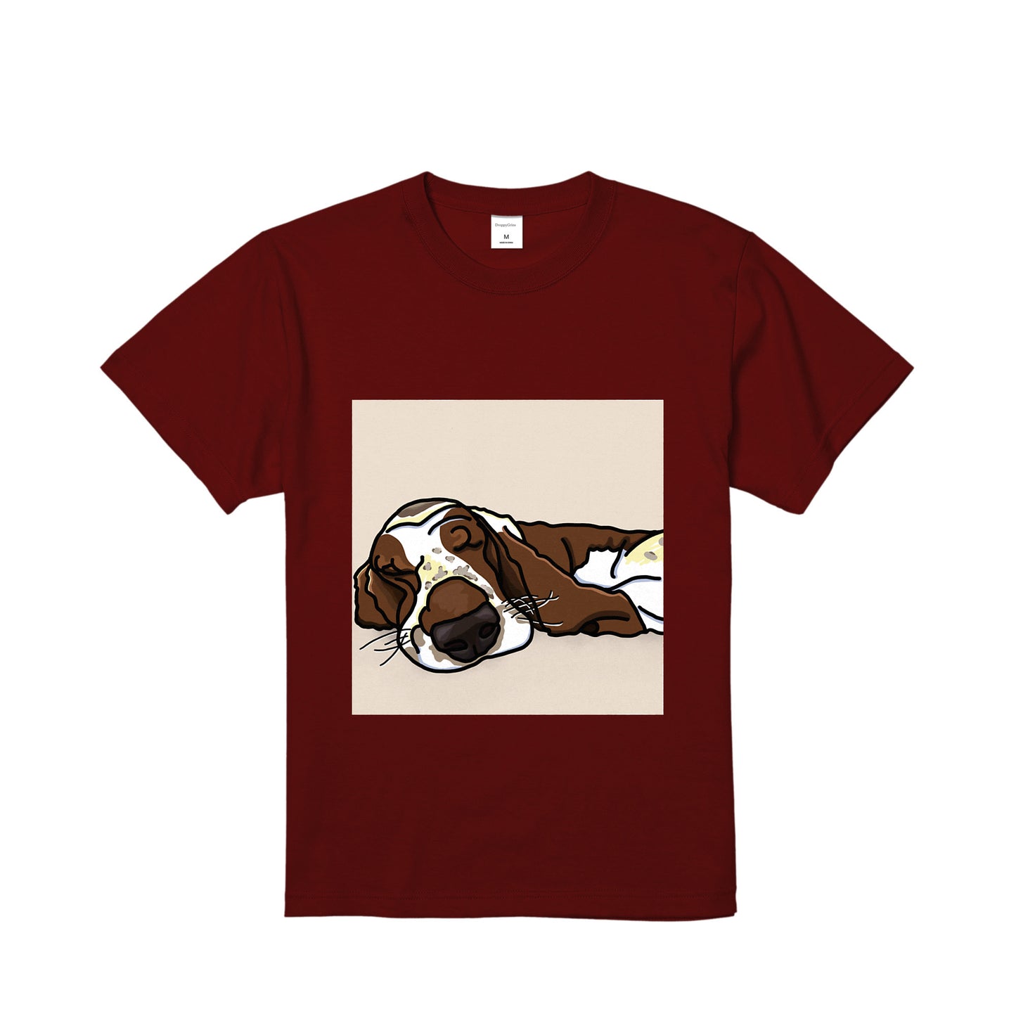 Short Sleeve T-Shirt #3 burgundy image