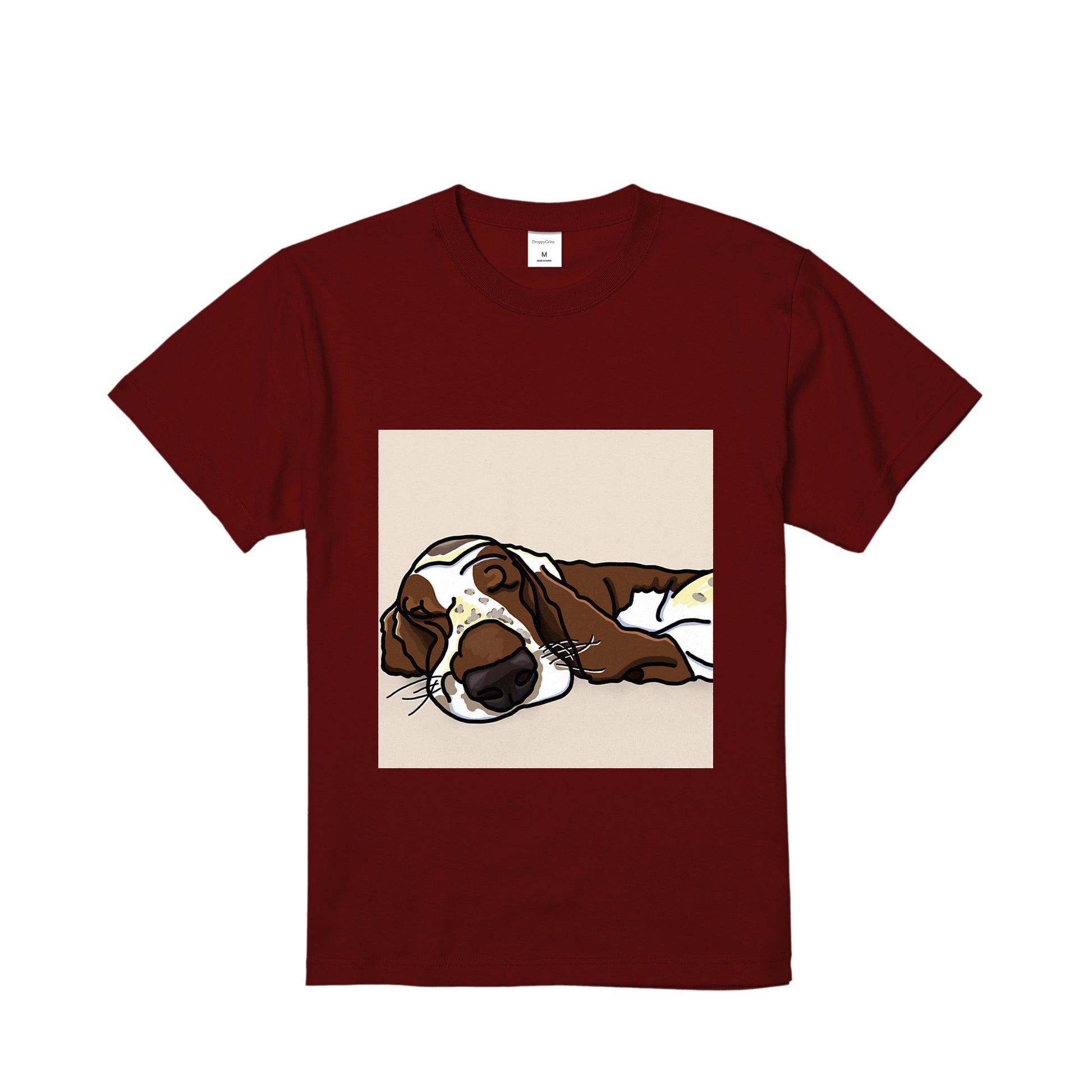 Short Sleeve T-Shirt #3 burgundy image